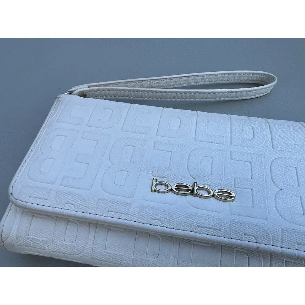 bebe embossed logo