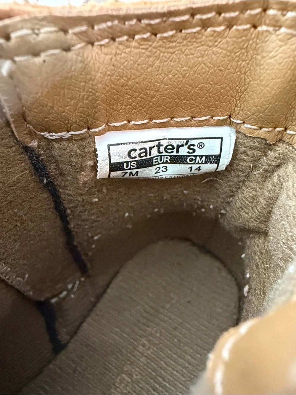 Carters stylish tan
