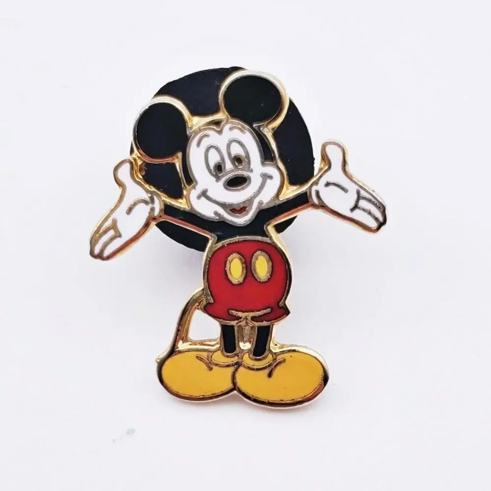 Disney Mickey Mouse Pin Arms Stretched Out (Retired)