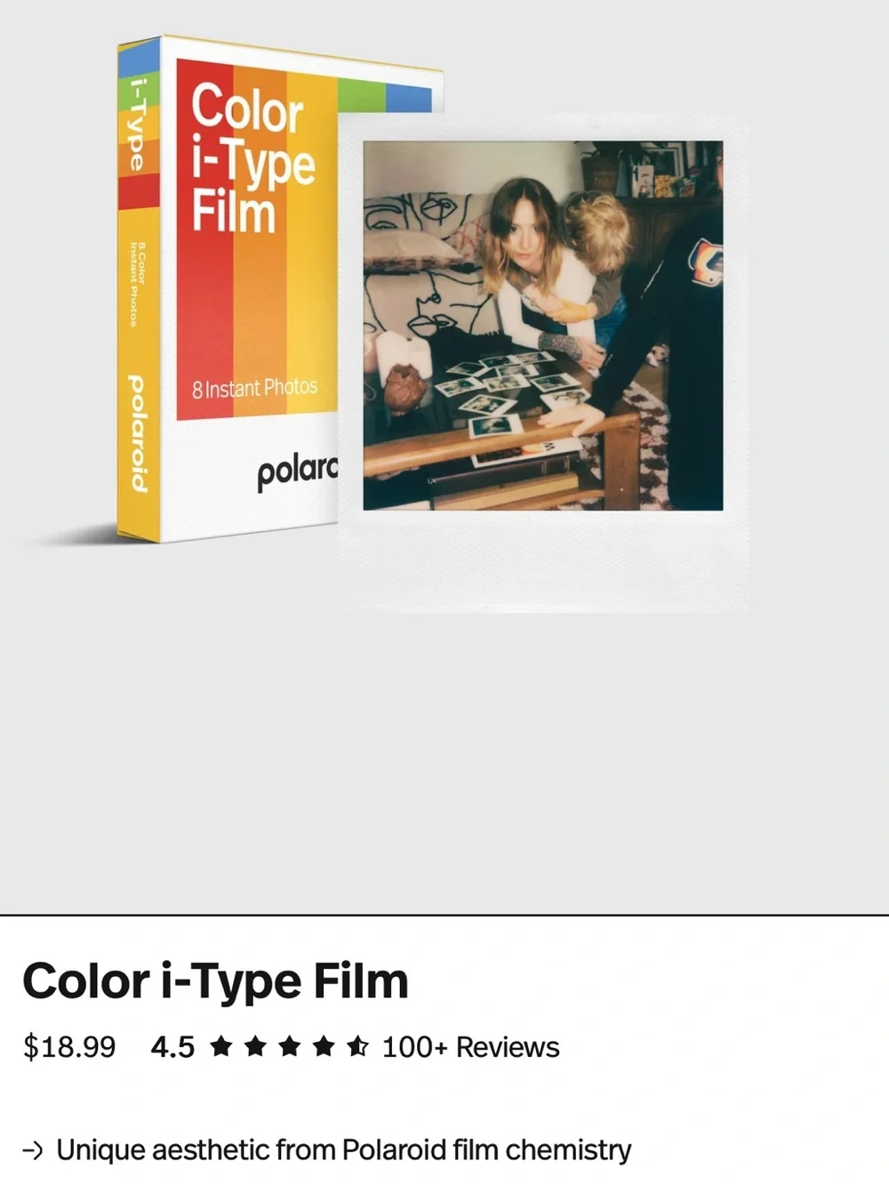 Polaroid Flip Instant Camera and film