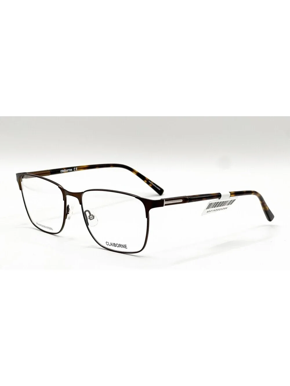 Claiborne CB259 4IN Matte Brown Rectangle Authentic Eyeglass Frames 54-17-145