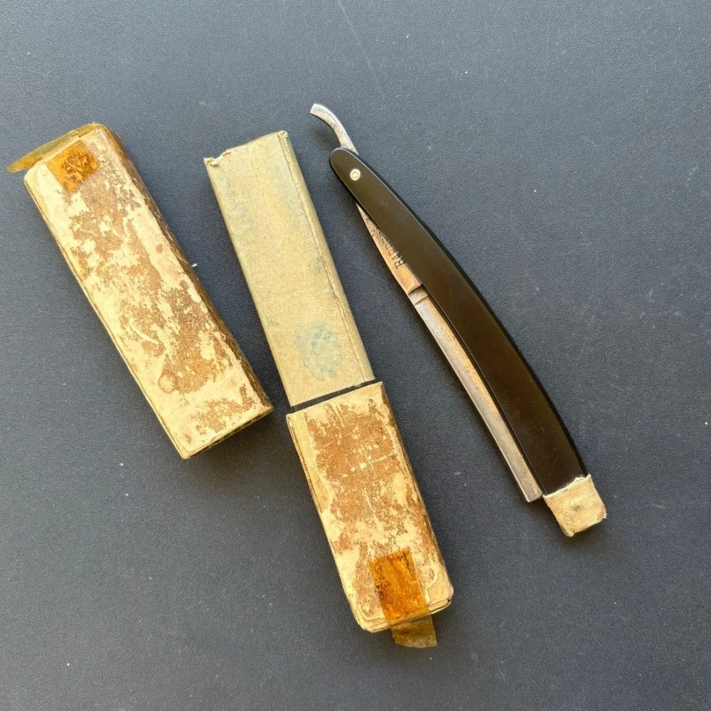 Vintage Hibbard Spencer Bartlett & Co 1145 Barbers A.1. Straight Razor Germany