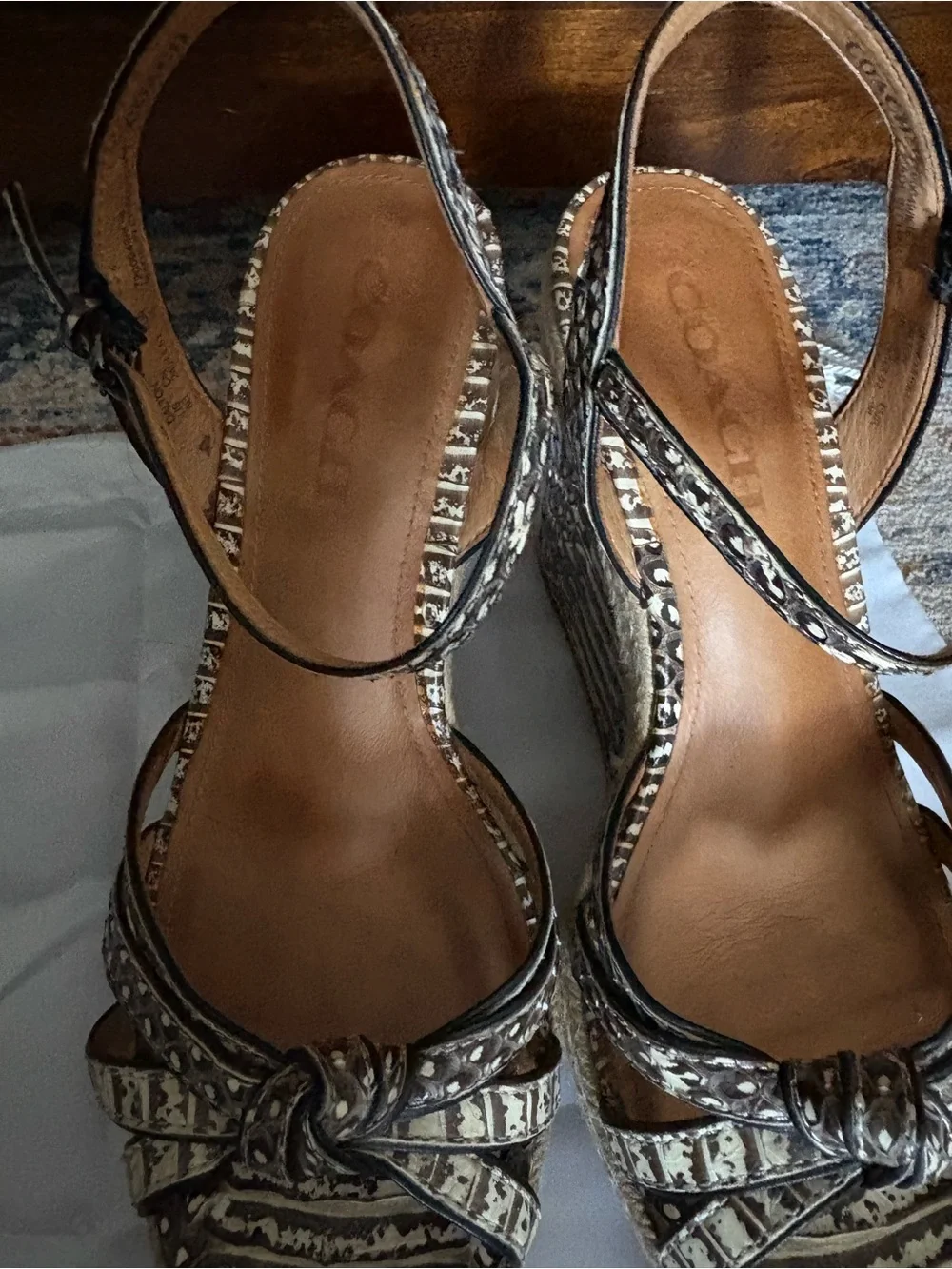 Coach women wedge