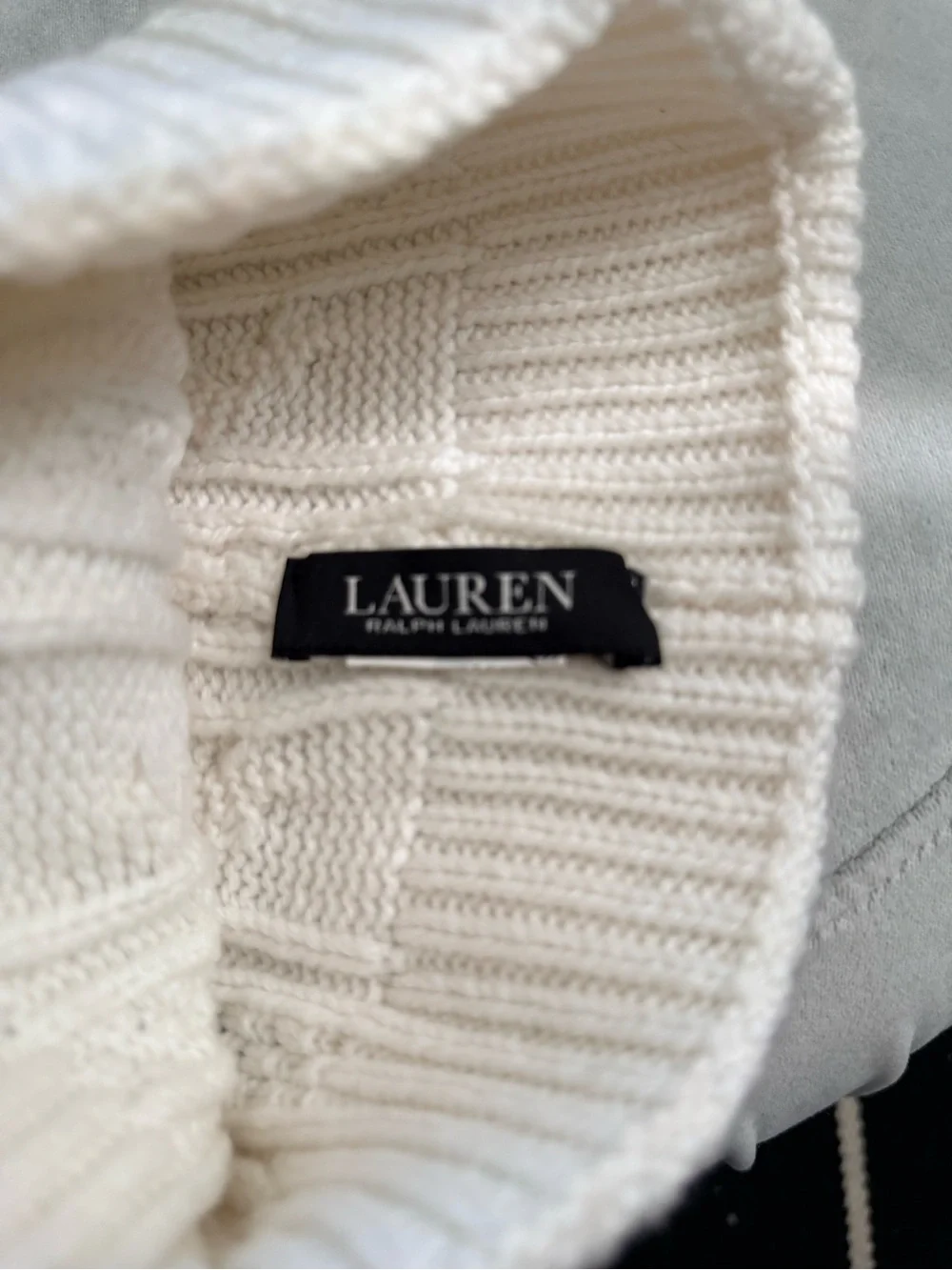Ralph Lauren cream cable