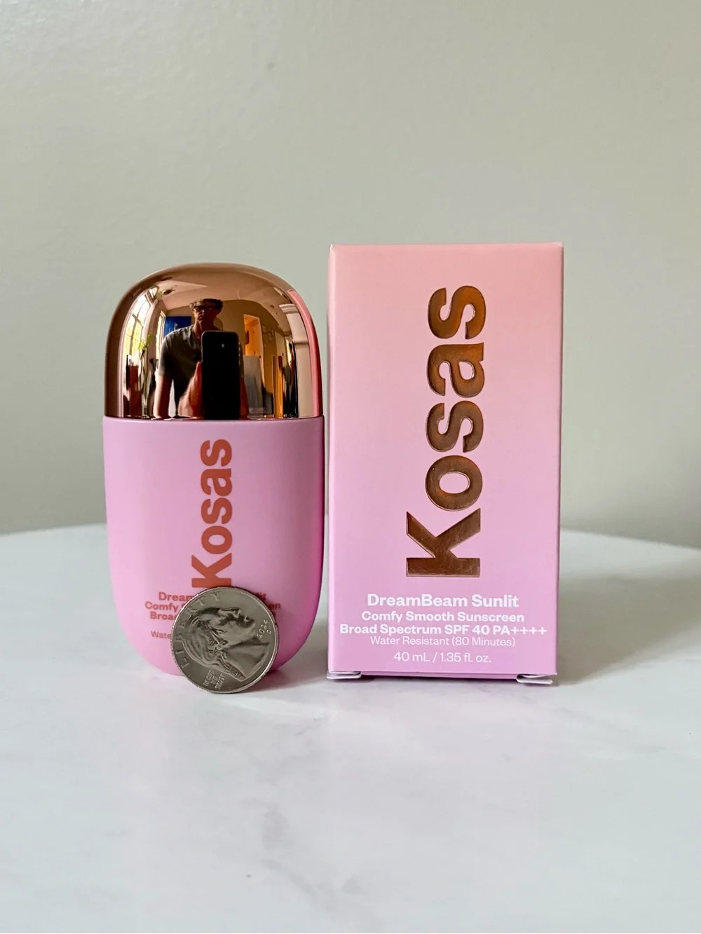 Kosas dreambeam sunlit ull size at 1.35 fl oz. Spf Sunscreen NIB $40 Retail