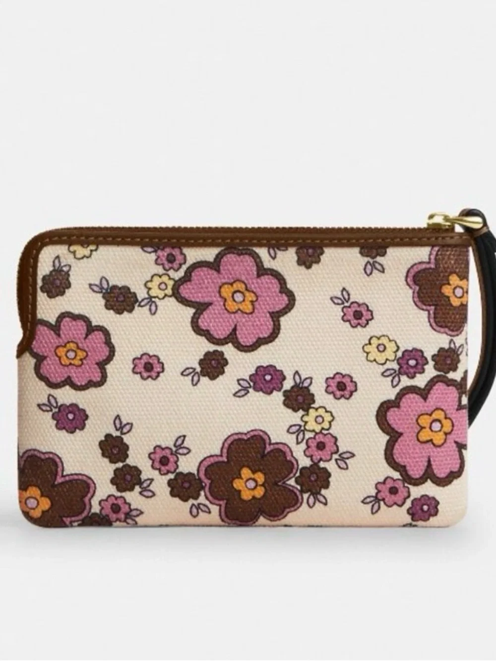 Coach wristlet floral