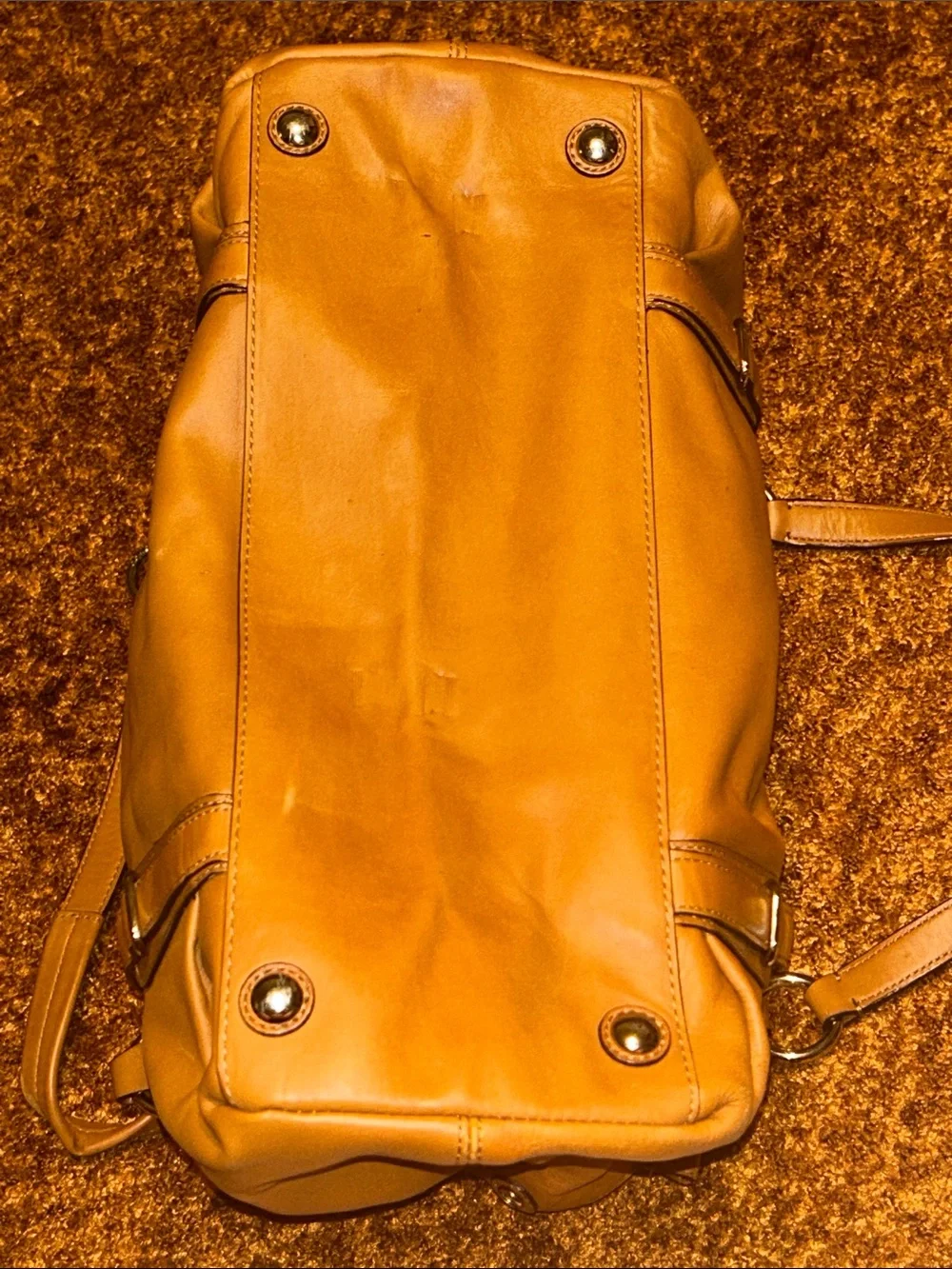 Coach leather shoulder