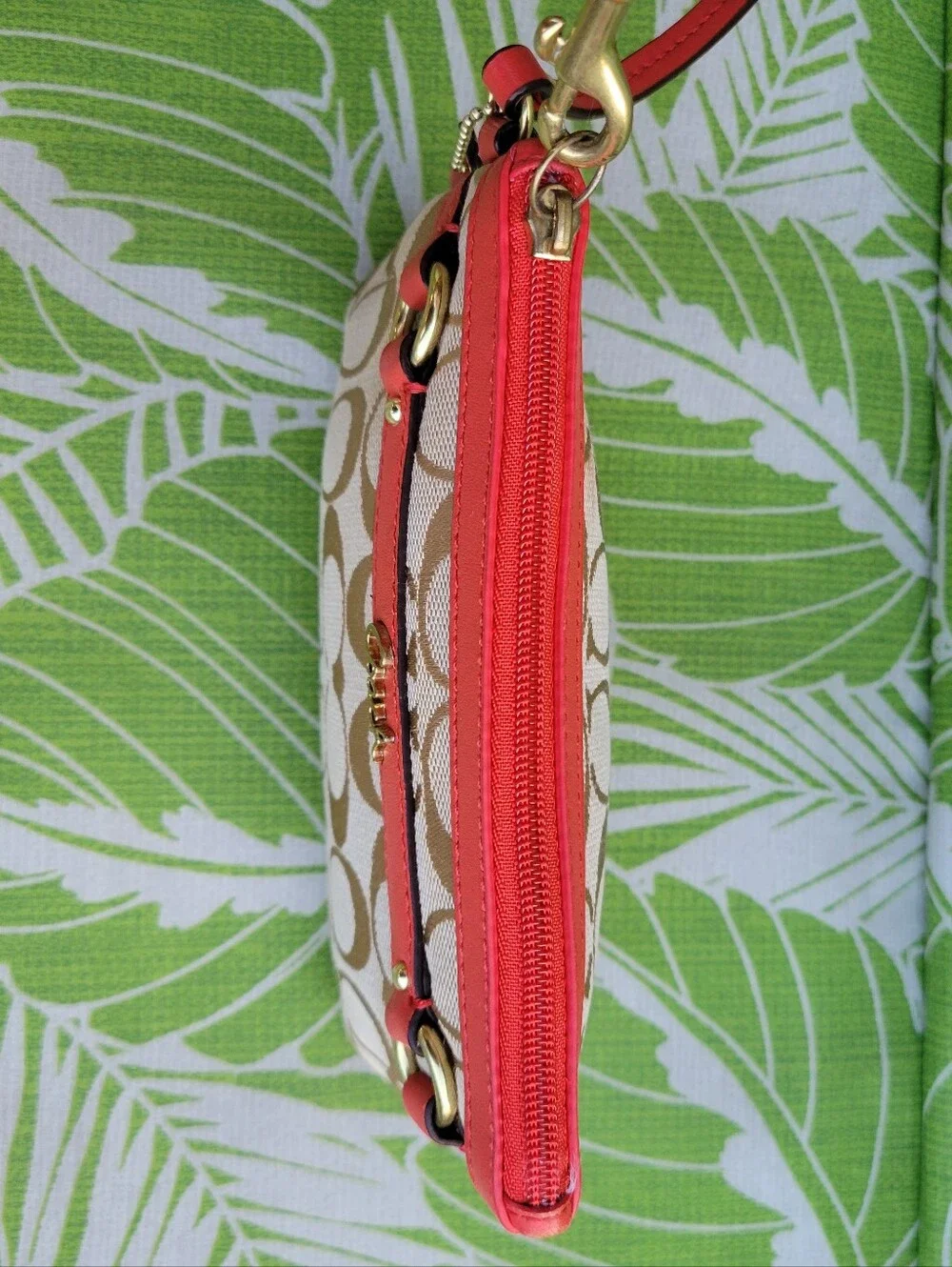 Coach wristlet crafted