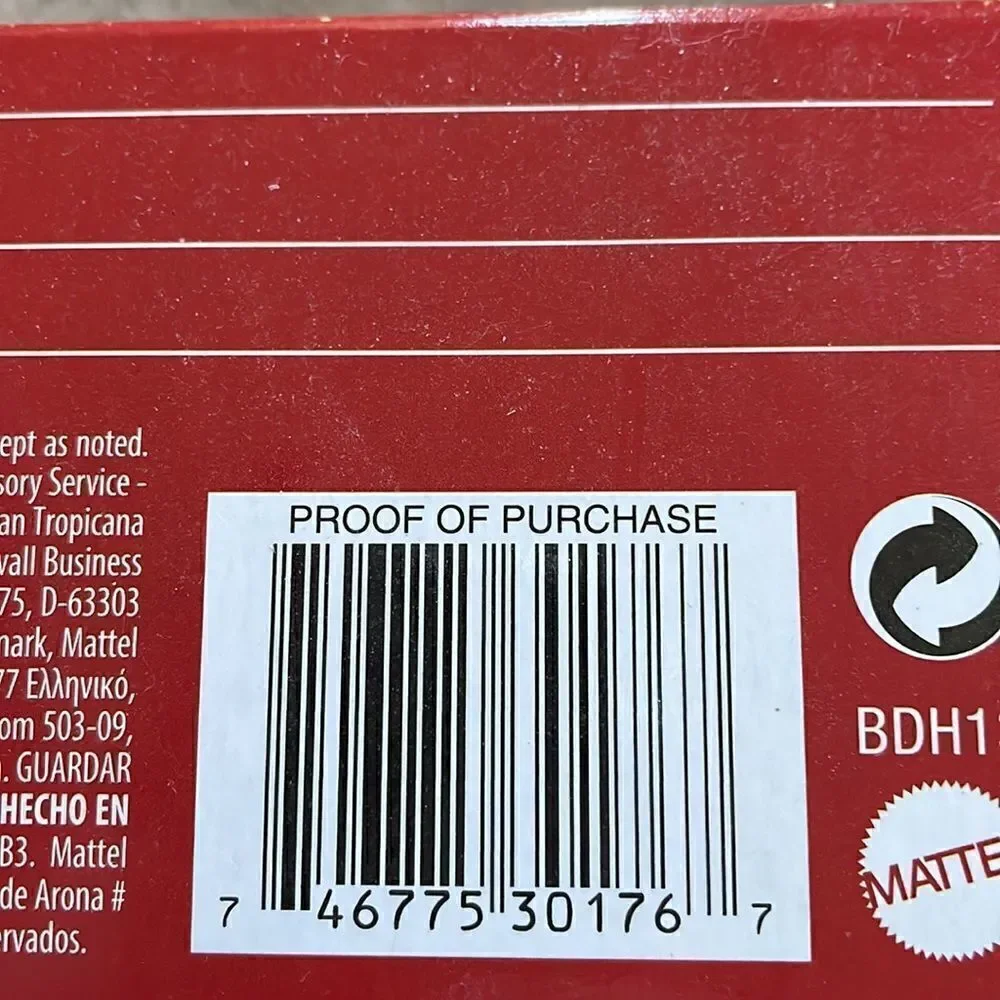 Mattel new box