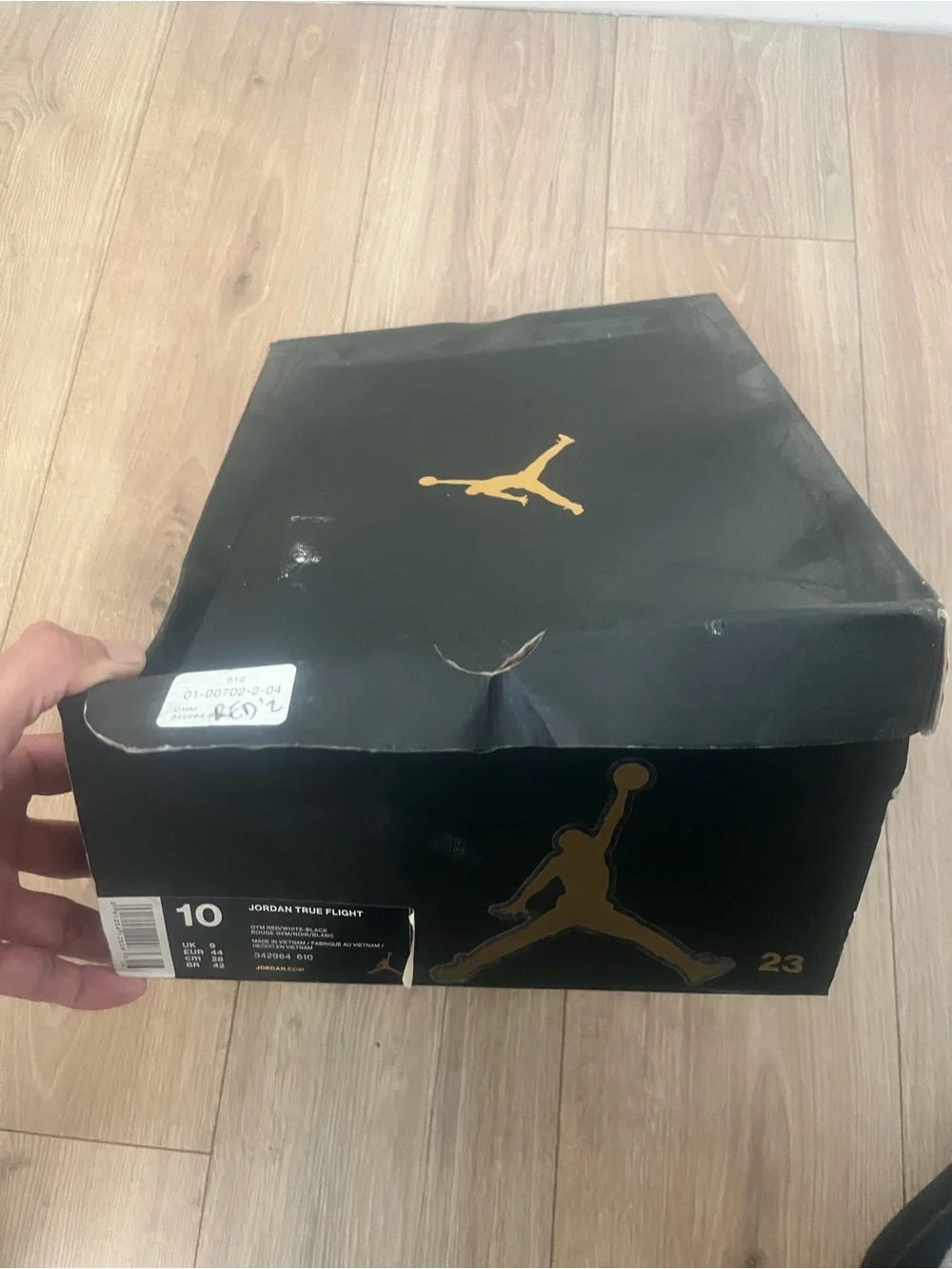 Jordan bold red