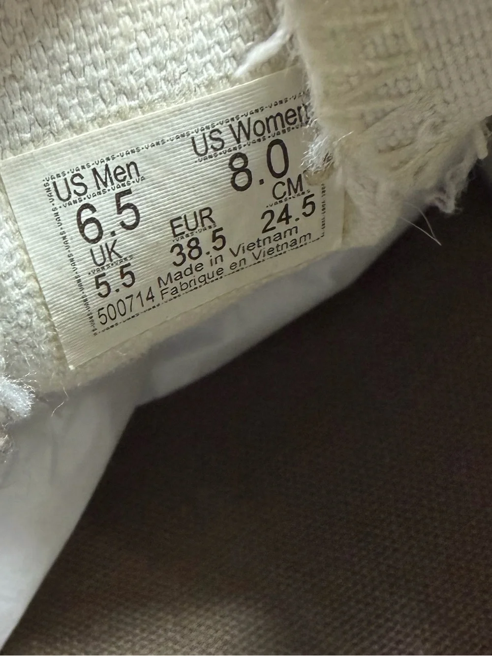 Vans classic slip