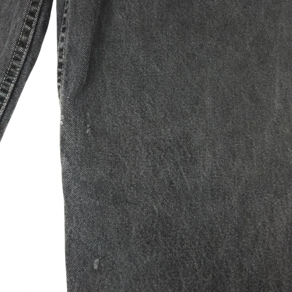 Vintage Y2K 90s Levis 550 Relaxed Fit Jeans 40x29 Faded Black Denim
