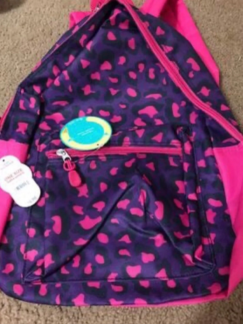 Girls Wonder Nation Backpack NEW Leopard Print.