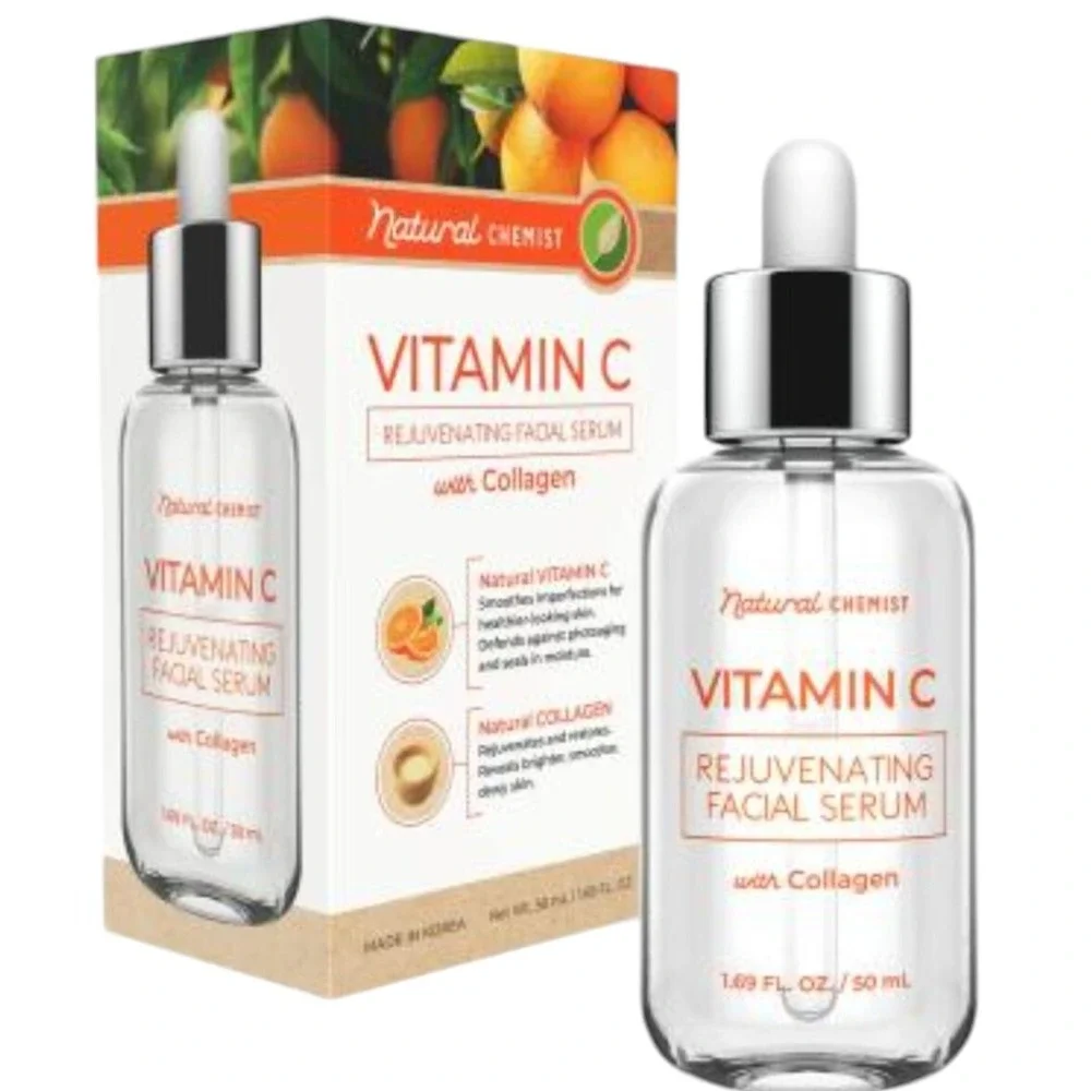 Natural‎ Chemist Vitamin C Rejuvenating Facial Serum W/Collagen 1.69 fl oz,50 ML