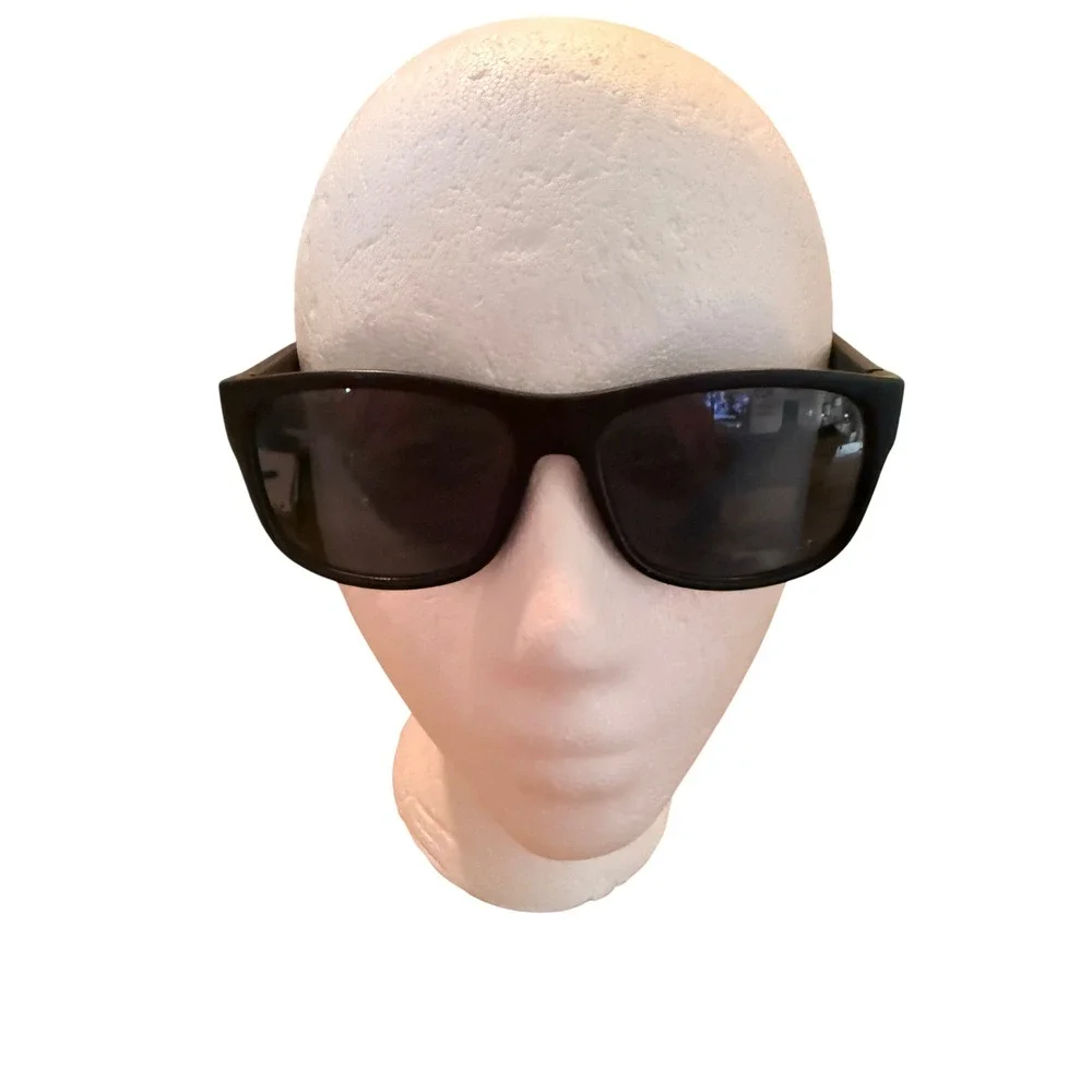 Fossil FM80 3560771705‎ Mens Sunglasses Matte Black Rectangular 53-17-146