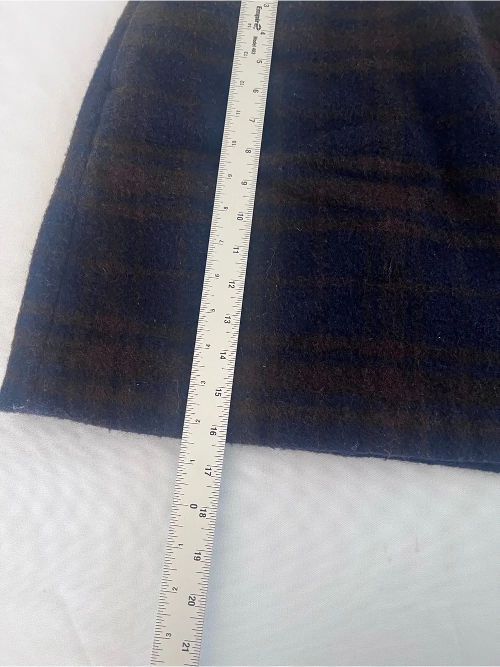 Uniqlo navy plaid