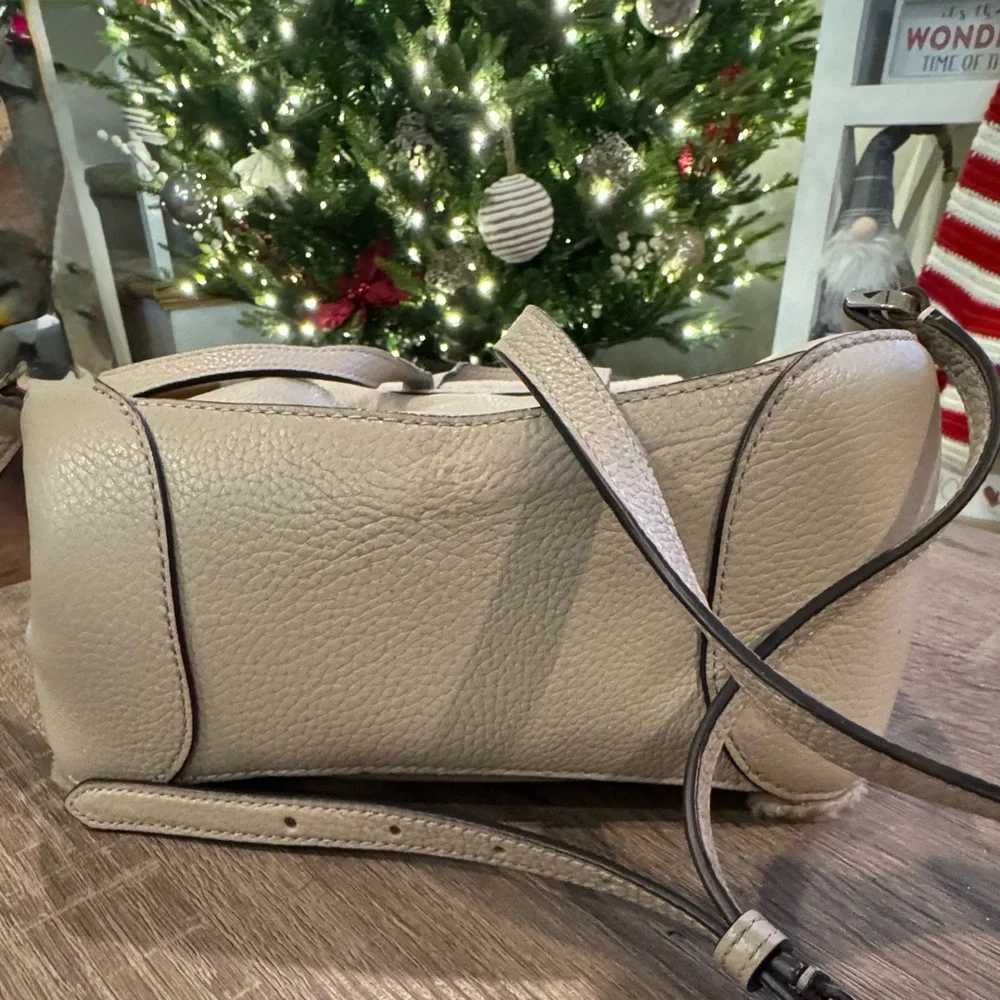 Kate Spade Leila leather & shearling backpack Rare