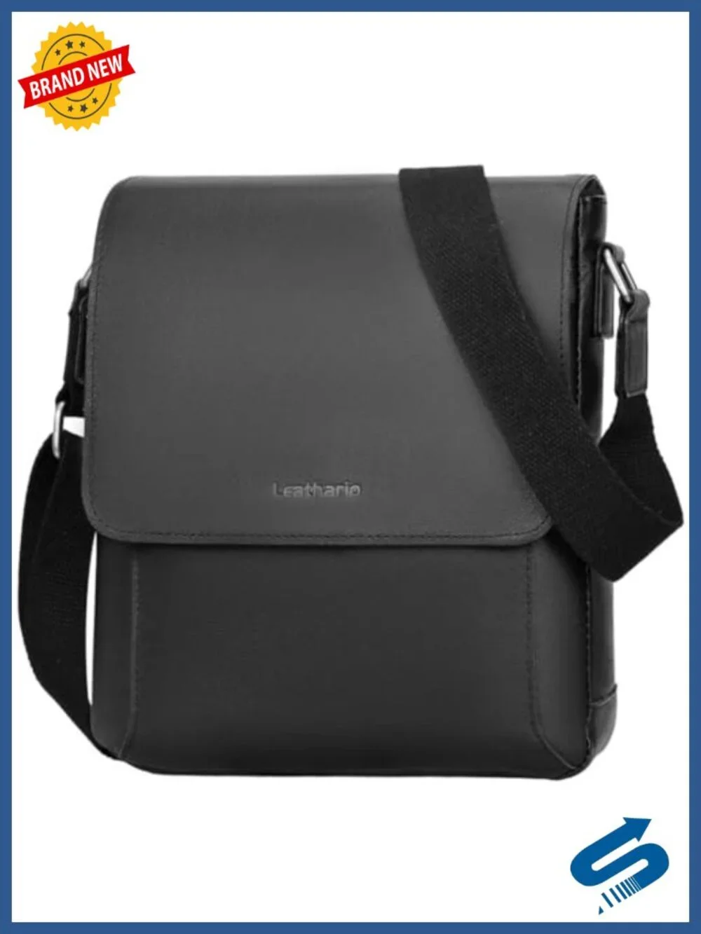 Vegan Leather Crossbody Bag Shoulder Purse Messenger for Work Travel