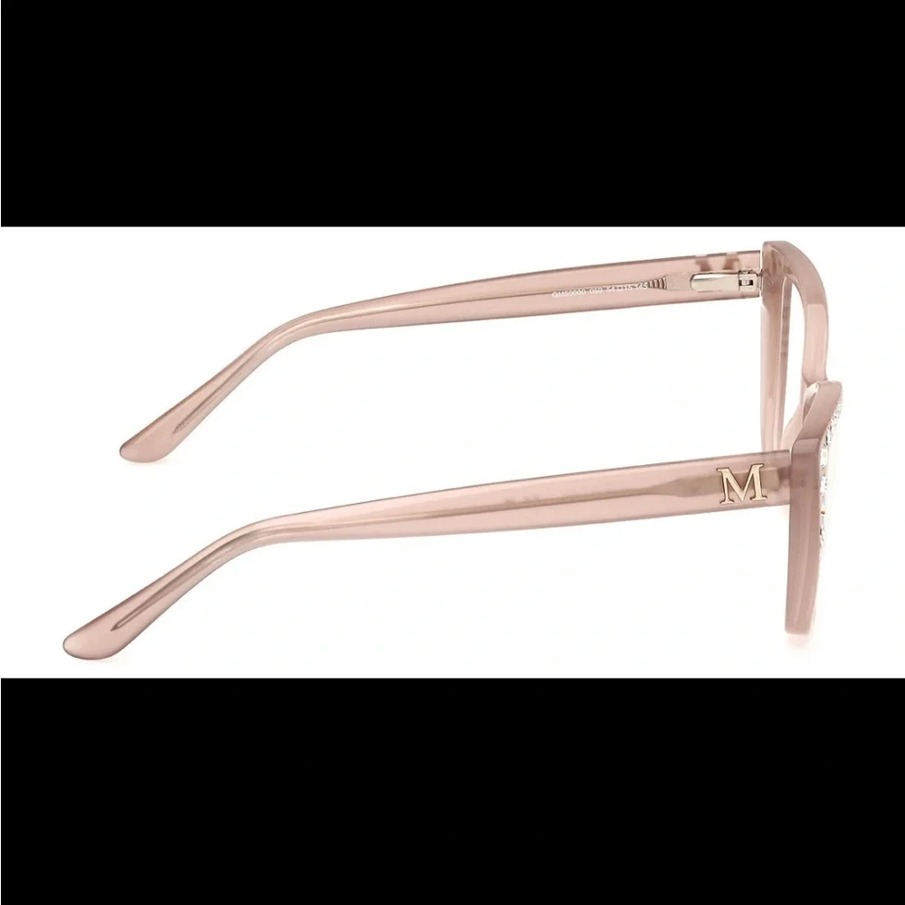 Marciano/Guess GM50001 059 Beige Plastic CatEye Eyeglasses Frame 56-16-145 NEW