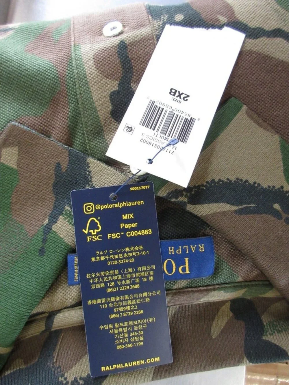 Polo Ralph Lauren noted pattern