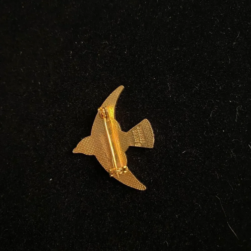 Vintage gold blue