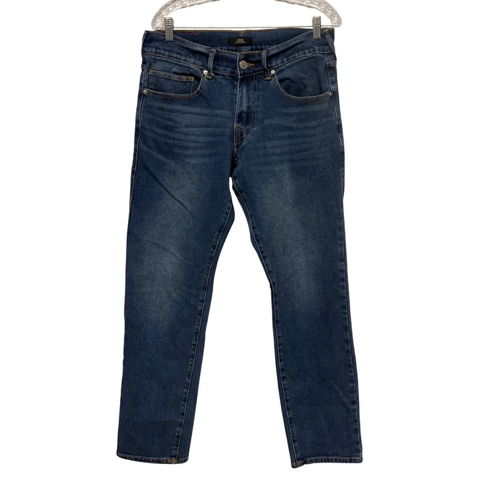 True Religion Geno Relaxed Slim‎ Mens Dark Wash Denim Jeans Size 31