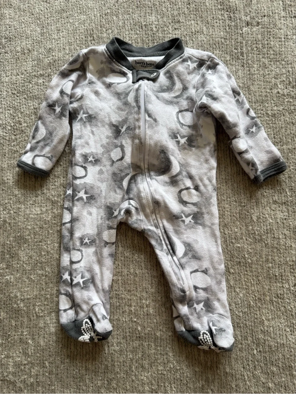 Burts Bees Baby minimalist fabric sleepers