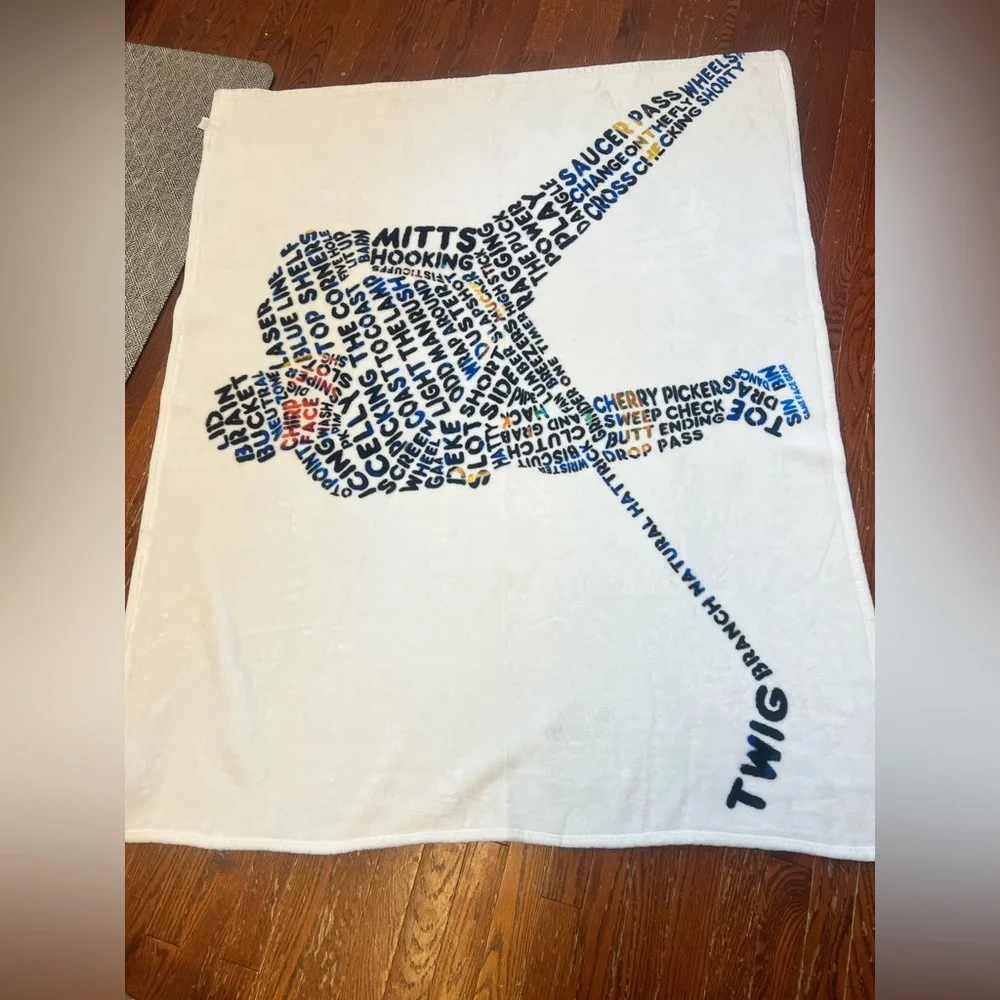 Hockey blanket.  46x56‎ inches