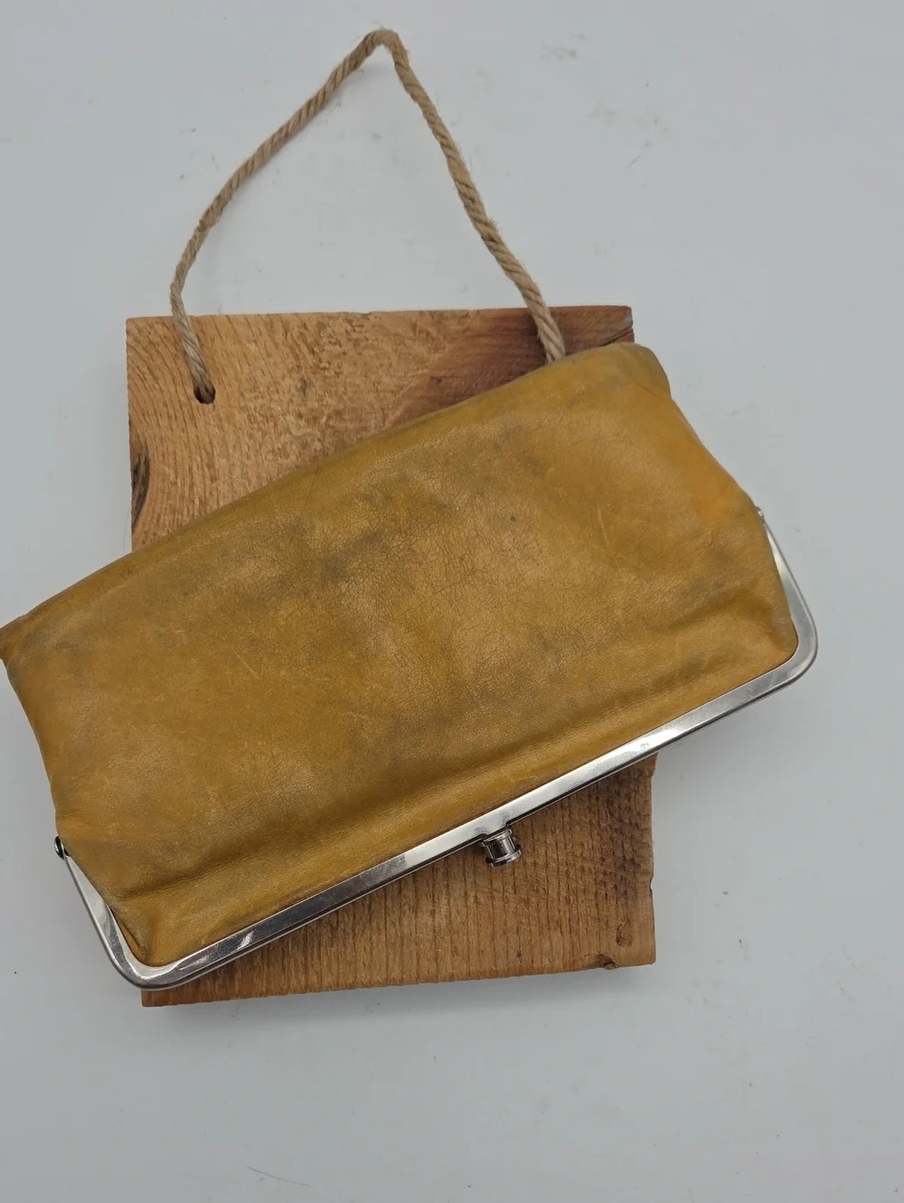HOBO Lauren Clutch Mustard Yellow