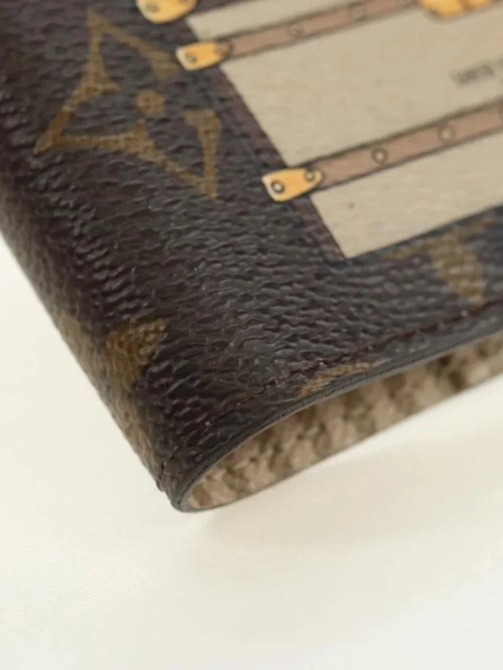 LOUIS VUITTON Monogram Trunk Agenda PM Day Planner Cover R20028 LV Auth BA12979V