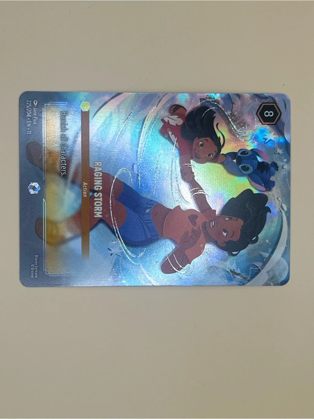 Disney Lorcana Raging Storm Holographic Trading Card - 225/204 WinterSpell