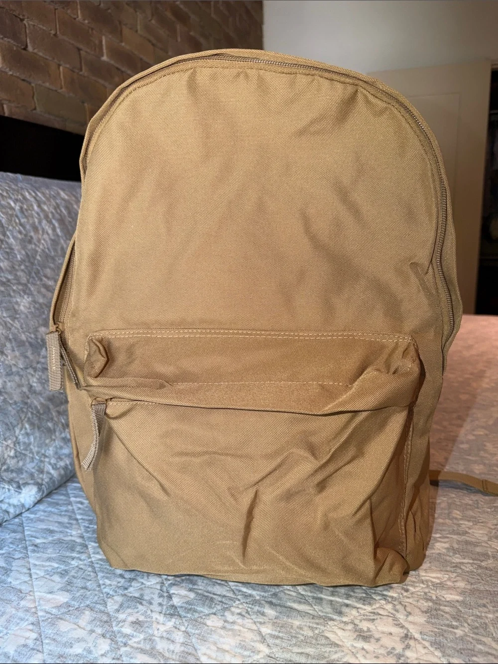 Tan Canvas Everyday Backpack