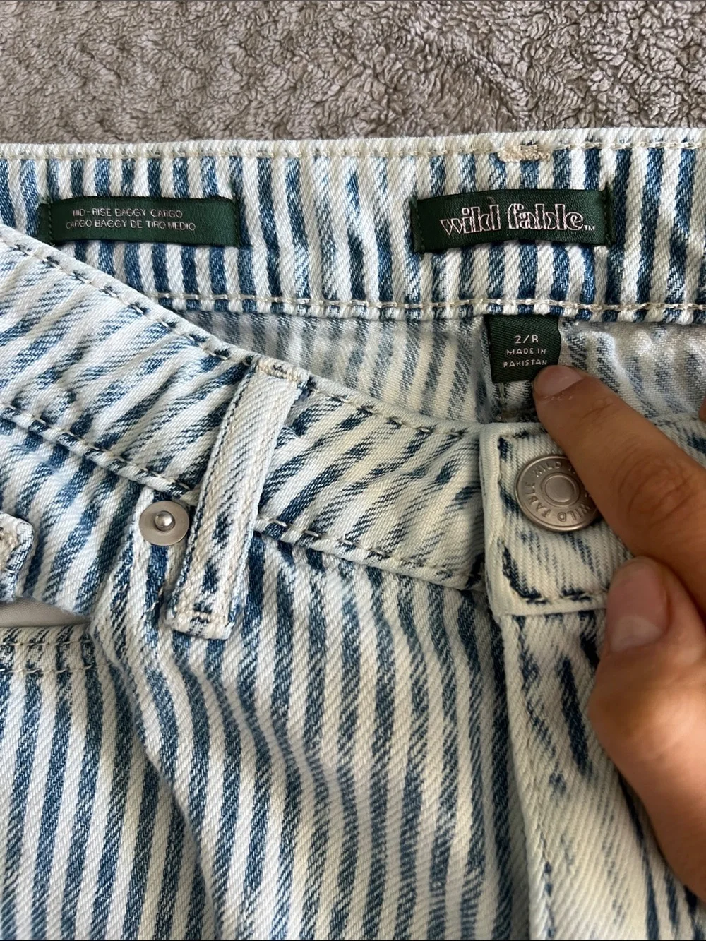 wild fable stripes true baggy