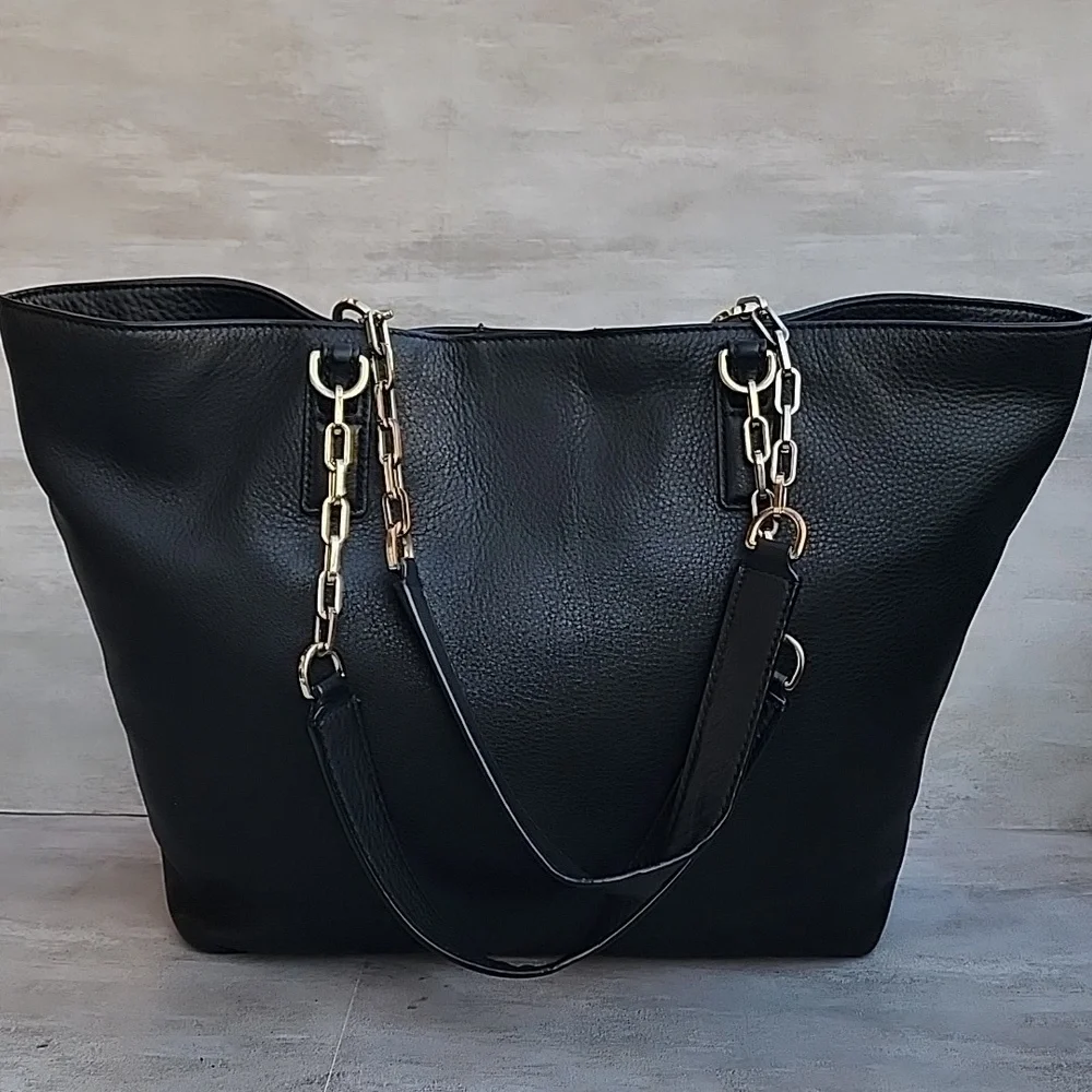 Tory Burch  Mercer Shiraz Leather Tote Handbag