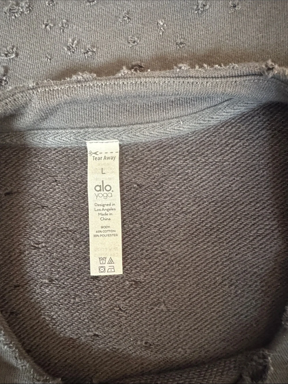 ALO Yoga cropped crew
