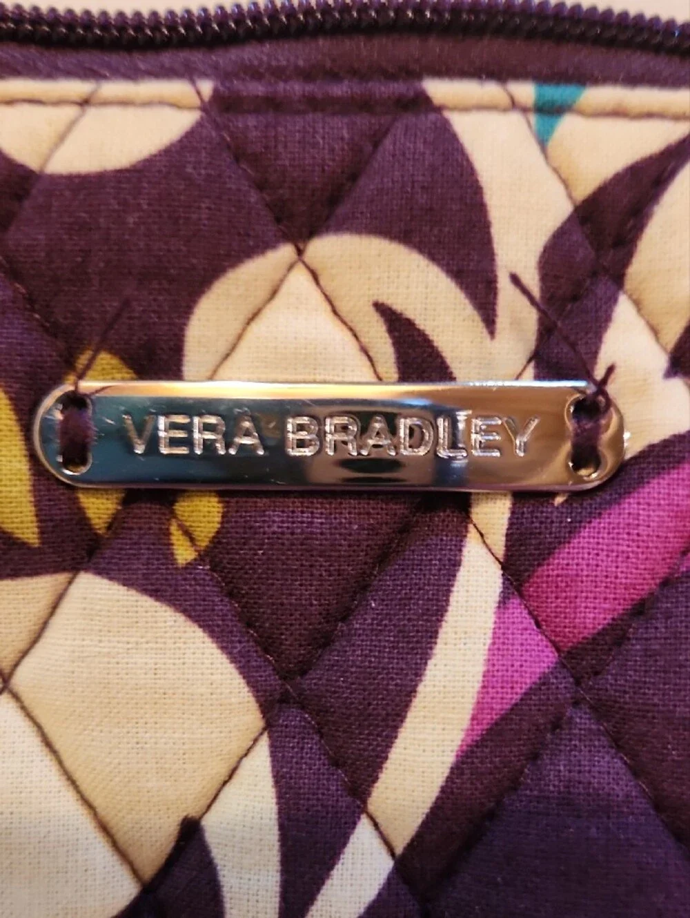 Vera Bradley compact quilted
