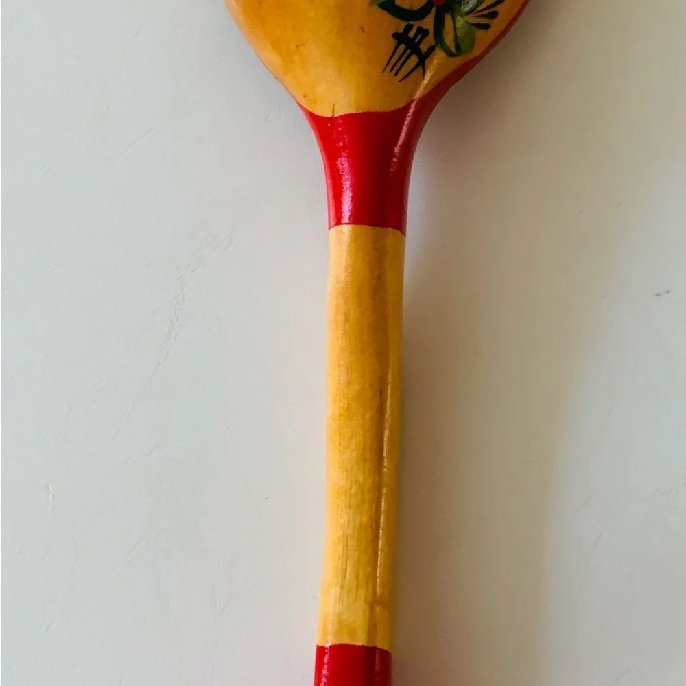 Russian handcrafted wooden spoon