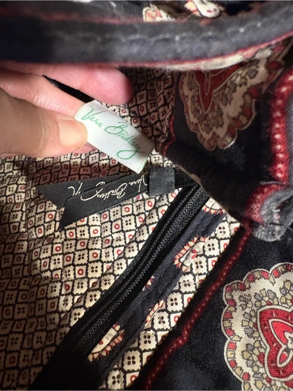 Vera Bradley use repeating 12”