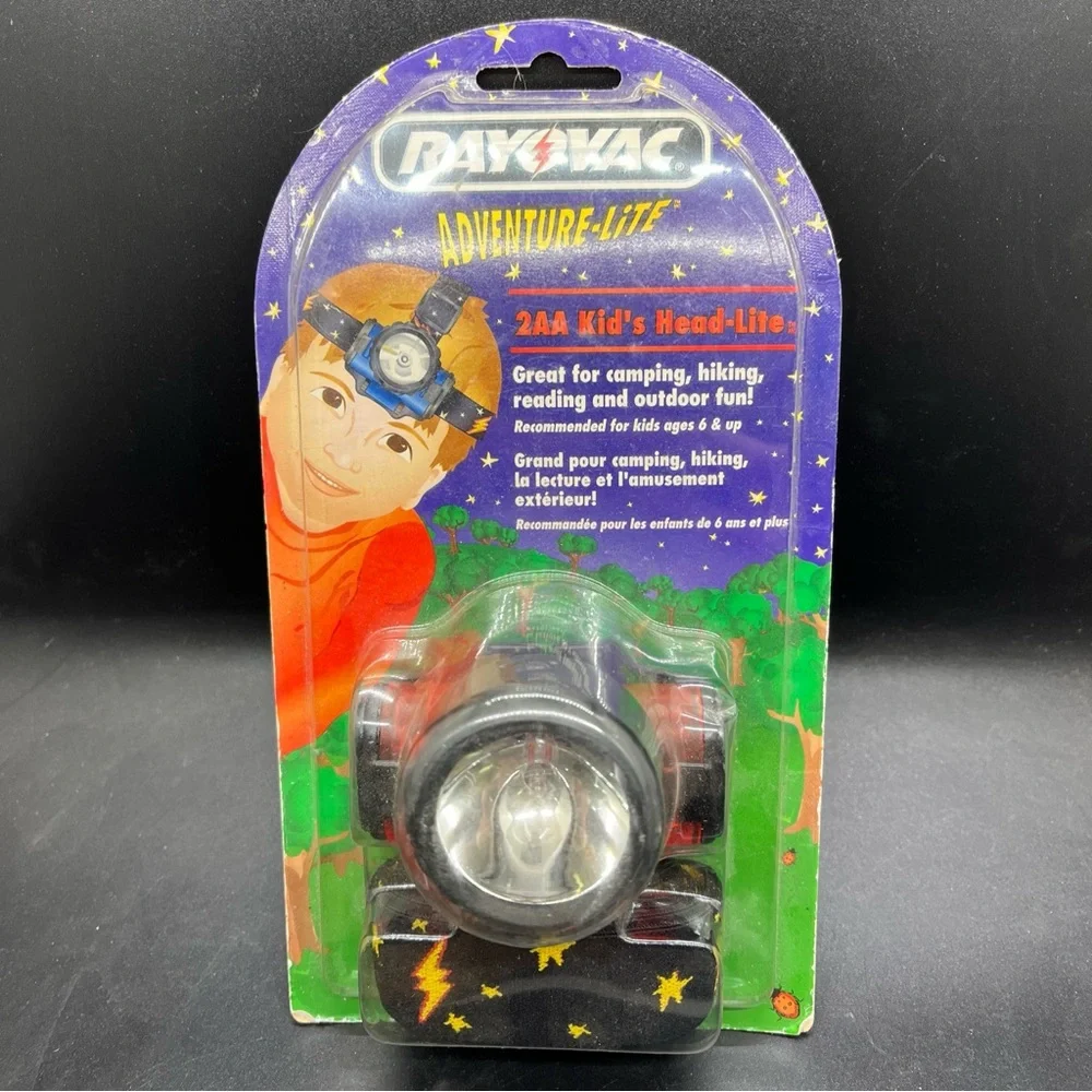 NEW Rayovac ADVENTURE-Lite KIDS Weatherproof Head Lite SEALED Rare