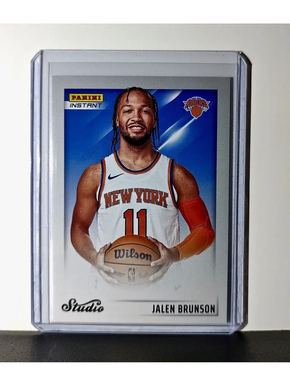 Jalen Brunson 2024-25 Panini NBA Studio #14 Card New York Knicks 1/275