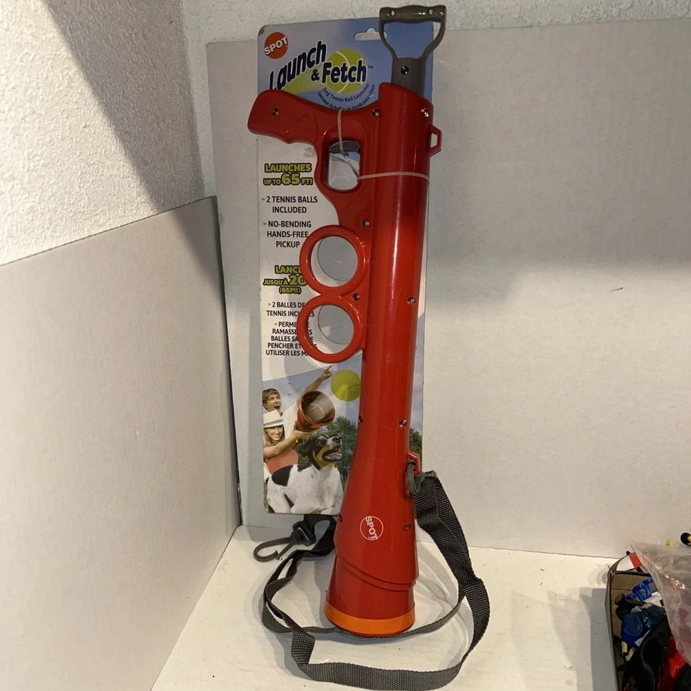 'SPOT' LAUNCH AND‎ FETCH TENNIS BALL LAUNCHER DOG TOY