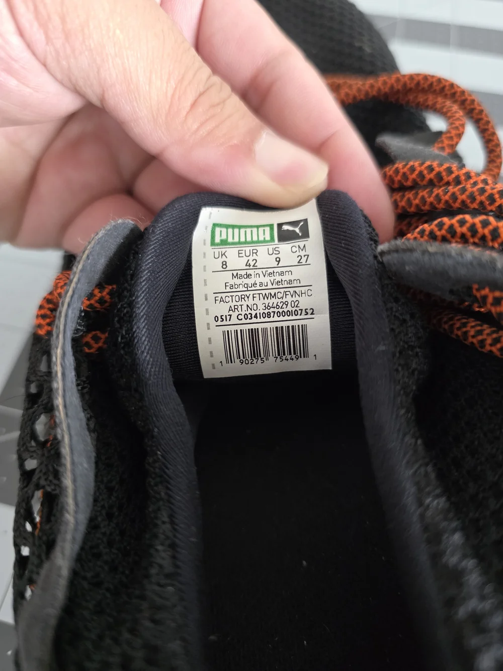 Puma athletic sneakers