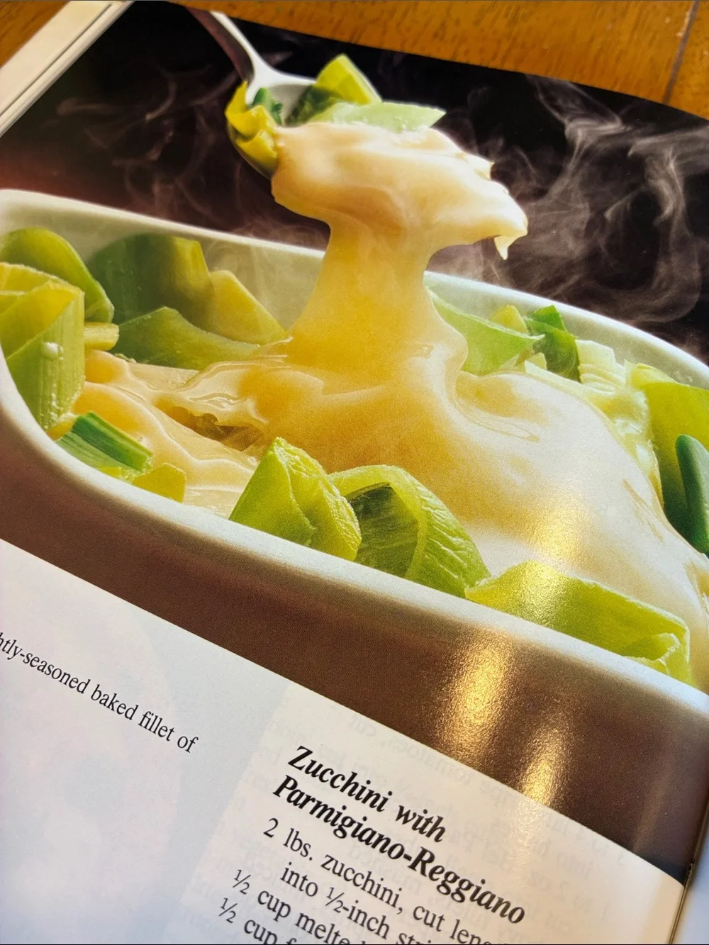 Vintage cookbook titled
