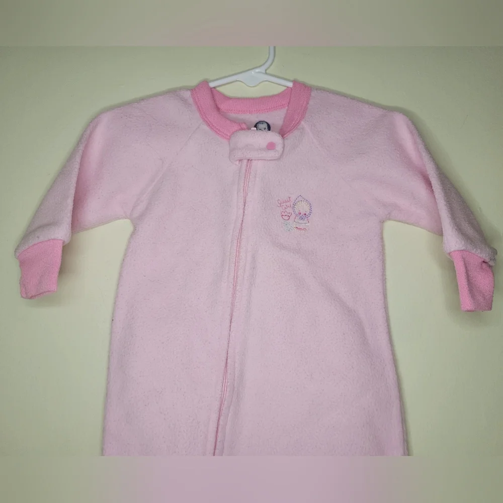 Gerber 18m fleece lined pink sleeper