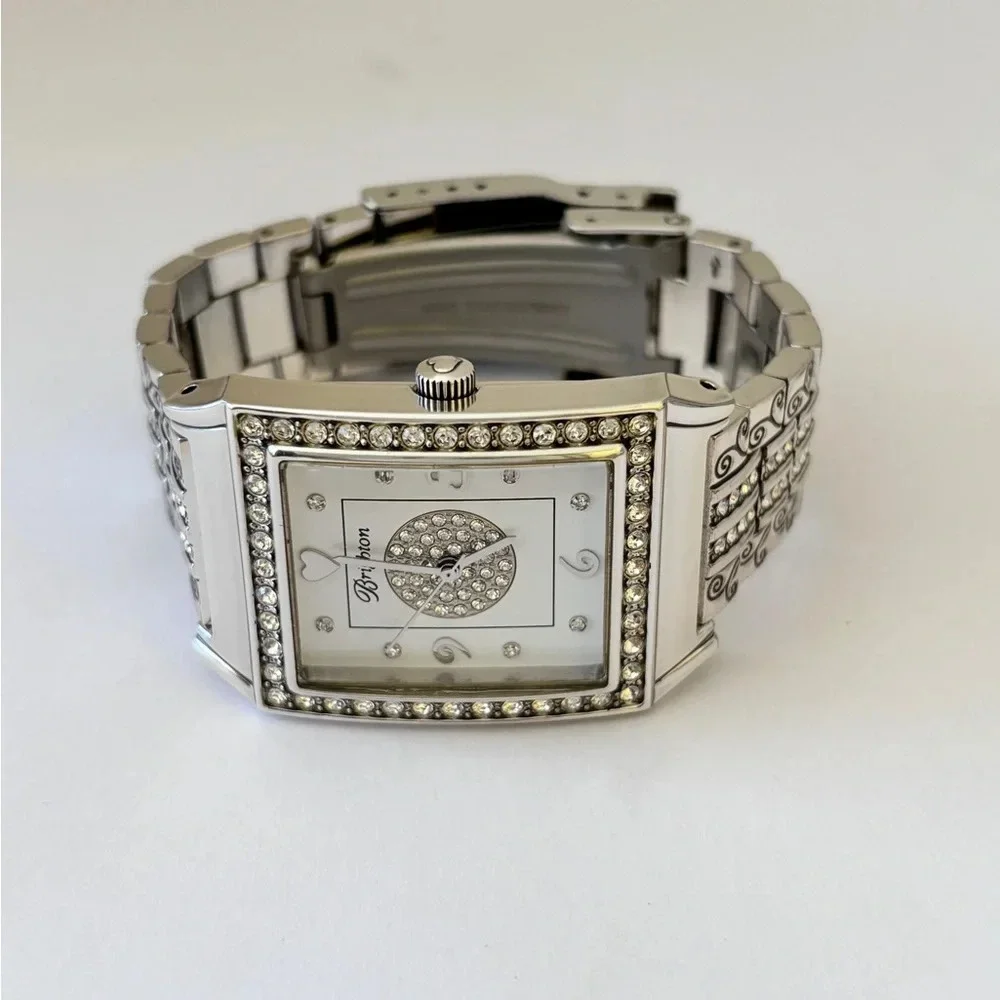 Brighton Diamond Bar Watch from the Diamond Bar Collection come with new battery