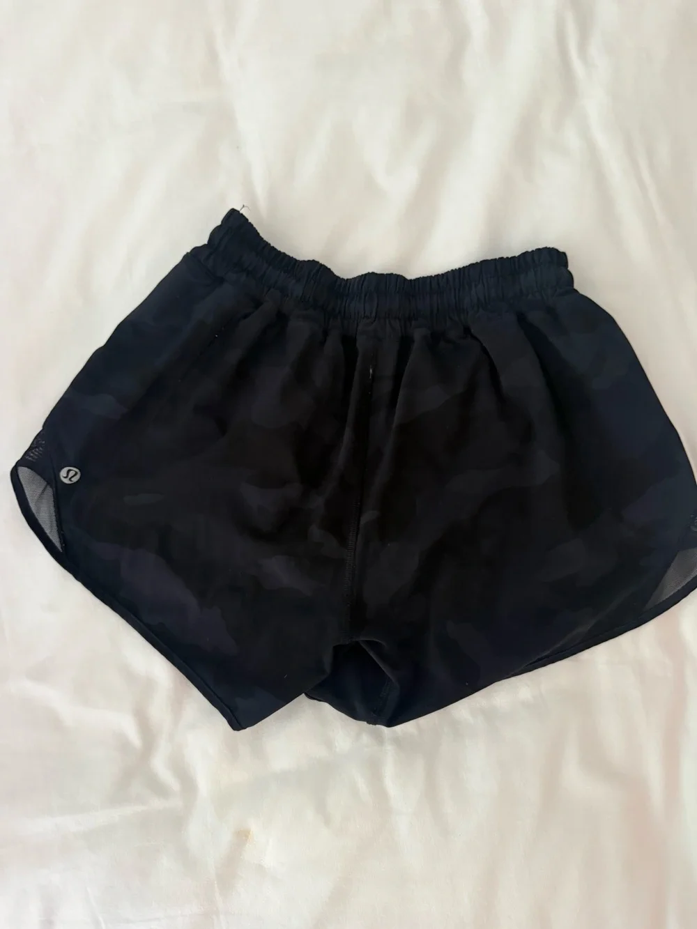 lululemon athletica Black Camo Athletic Shorts