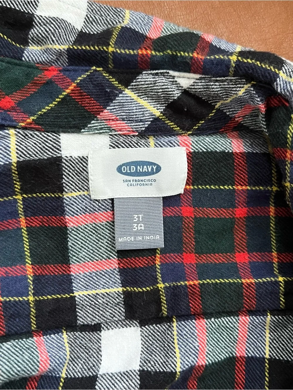 Old Navy soft plaid
