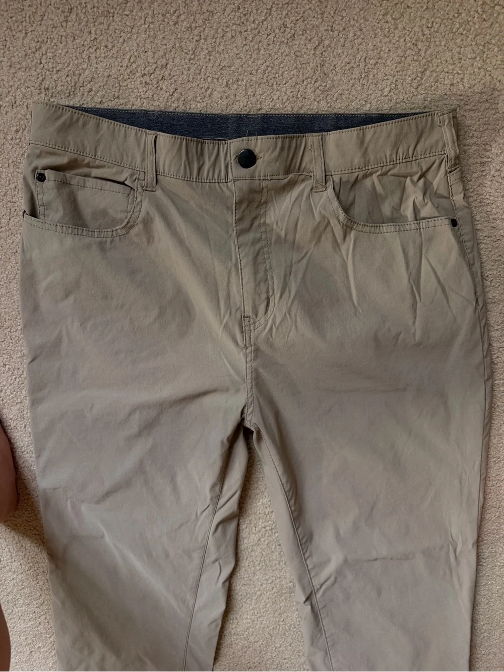 Men's Slim Straight Chinos - Taupe