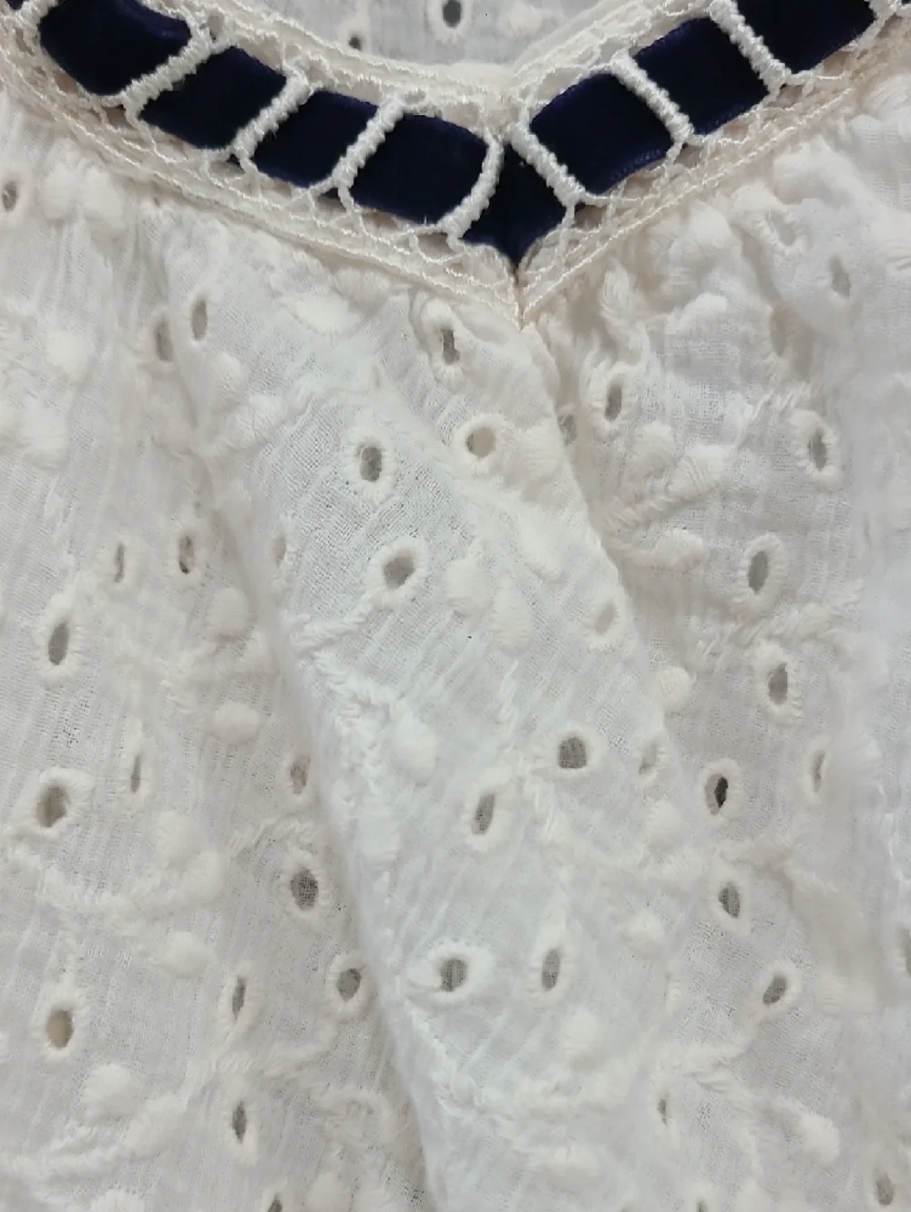 Free People cream eyelet