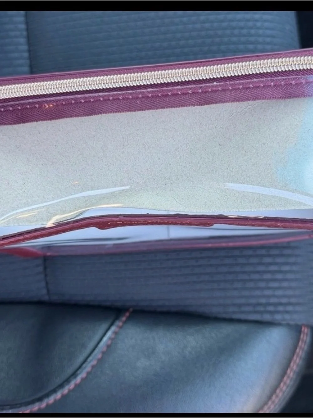 Charlotte Tilbury Pink Clear Cosmetic Pouch